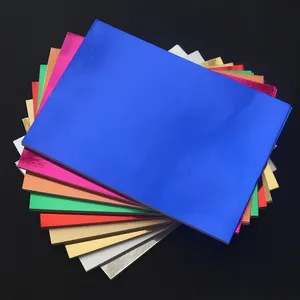 Металлическая бумага, цветная картонная бумага, Прямая поставка с завода, цветная металлическая бумага и картон