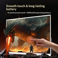 Monitor Portátil Táctil de 15.6 Pulgadas IPS 16:9 Full HD Tipo C con Batería, Pantalla Extendida para Laptop, Teléfono, Computadora, Pantalla Secundaria