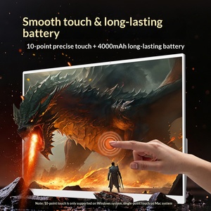 Écran portable tactile <span class=keywords><strong>IPS</strong></span> 15,6 pouces <span class=keywords><strong>16</strong></span>:9 alimenté par batterie, écran secondaire pour ordinateur portable, téléphone, ordinateur - Product Image 2