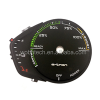 Produsen OEM disesuaikan pencetakan layar 2D PC dasbor Speedometer Dial pelat muka