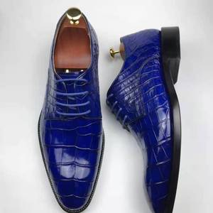 Zapatos de Vestir para Hombre Marca Goodyear Welt Alligator, Zapatos de Vestir Elegantes de Piel de Cocodrilo Genuina, Zapatos Formales Antideslizantes para Hombre - Product Image 2