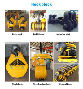 Crochets de levage pour grue en acier allié haute résistance, capacité de 2 à 50 tonnes - Product Image 6