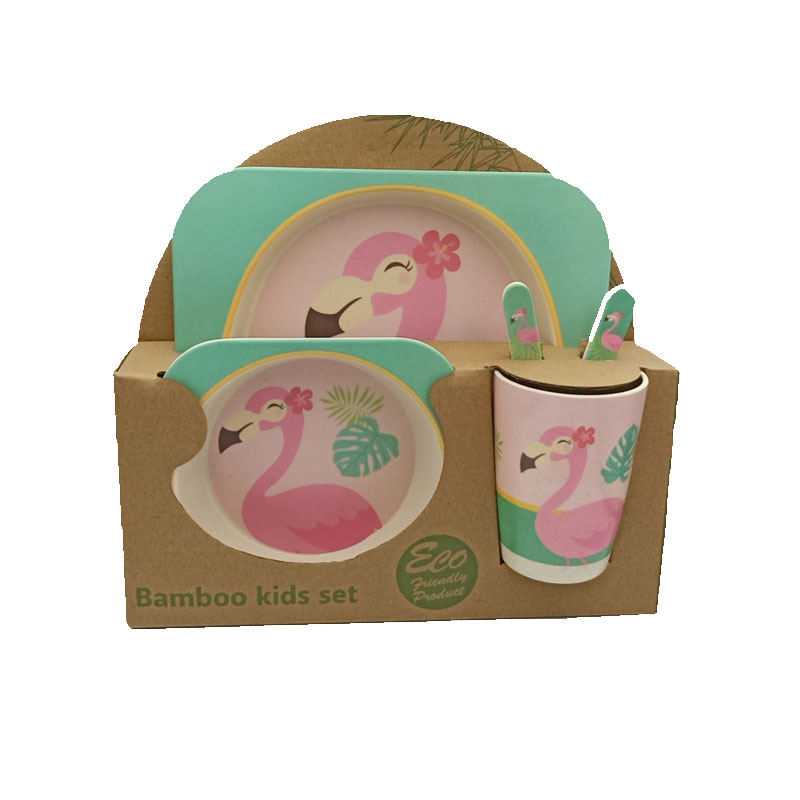 Green+pink flamingo BMT005-23