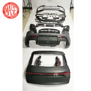 CZJF Parachoques delantero Parachoques trasero Faro trasero Puerta trasera Actualización Bodykit para <span class=keywords><strong>Porsche</strong></span> <span class=keywords><strong>Macan</strong></span> 2014 2015 2016 <span class=keywords><strong>2022</strong></span> 95B.3 Negro T/T - Product Image 3