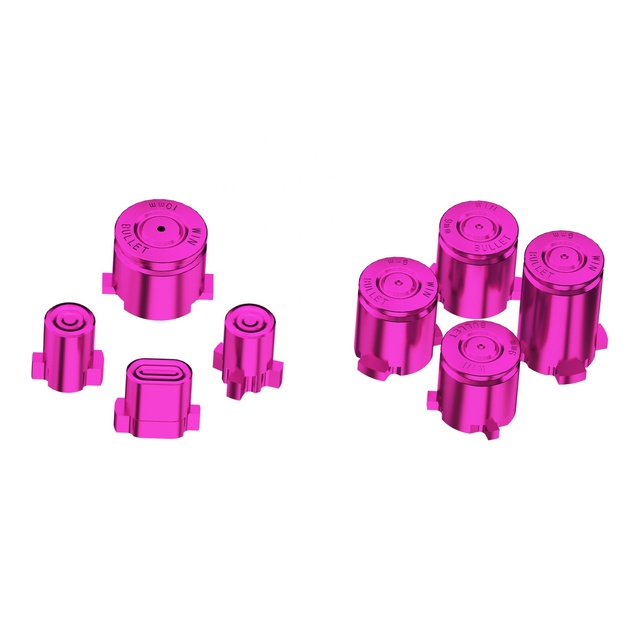 8In1Aluminum Purple Abxy Action Home Start Back Share Button EXtremeRate Metal Button for Xbox Series X S Controller