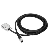 Arnés RS232 RS485 de Alta Calidad, Conector M12 a DB9, Conector de Aviación M12 de 5 Pines a D-sub de 9 Pines, Cable VGA
