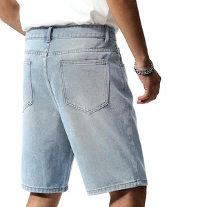 Proveedor Mayorista de Shorts de Mezclilla para Hombre, Corte Regular, Tela Elástica de Algodón Suave, Ropa Casual de Verano - Product Image 3