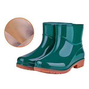 Hot-selling Lightweight PVC <strong>Short</strong> Rain BootsWaterproof Slip Resistant <strong>Wellington</strong> Rain Boots for Women - Product Image 3