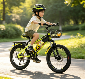 Nuova Bicicletta da Montagna con Pneumatici Larghi - Mountain Bike con Freni a Doppio Disco e Ammortizzatori - con Cestino Portaoggetti - Product Image 2