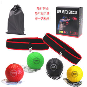 Nouveau ballon de réaction de boxe à sangle, équipement d'entraînement de combat Sanda monté sur la tête, ballon de vitesse - Product Image 2