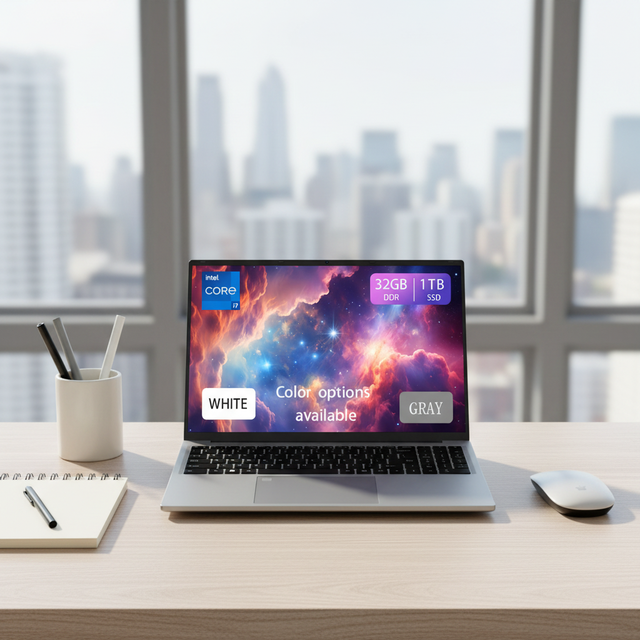 New 16inch Intel Core I7-1060NG7 Quad Core Processor Win 11 System Equipped with 512GB SSD Commercial Version Lightweight Laptop