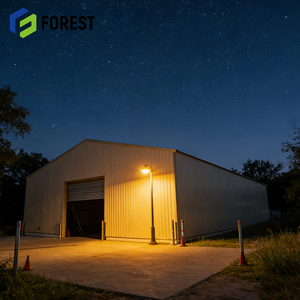 Estructura de Acero Prefabricada de Gran Envergadura para Talleres y Edificios de Apartamentos, para Aplicaciones de Almacenamiento Industrial - Product Image 1