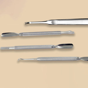 Pousse-cuticules réutilisable le plus vendu, personnalisable, double tête, en acier inoxydable de haute qualité, pour manucure et beauté, prix de gros - Product Image 6