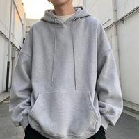Sweat à capuche en molleton français ODM pour hommes, coupe ample, col à capuche, vente en gros, unisexe