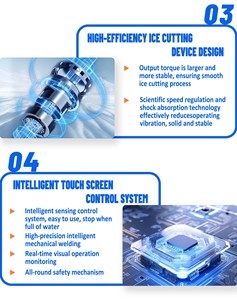 เครื่องทำน้ำแข็งหลอด PECOLD ขนาด 1-20 ตันต่อวัน ระบบไฟฟ้าเฟสเดียว 220 โวลต์ ผลิตน้ำแข็งก้อน - Product Image 5