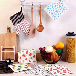 Éponge de nettoyage de cuisine en velours extensible de haute qualité, couleur personnalisable, design créatif, éponge suédoise, écologique - Product Image 5