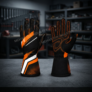 Gants de karting personnalisés pour adultes, unisexes, couleur personnalisée, logo imprimé par sublimation, polyester, ajustement confortable, résistants à la décoloration, tous modèles - Product Image 2