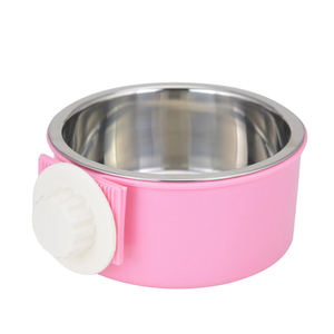 Tazón Portátil para Mascotas de Acero Inoxidable Antideslizante, Resistente al Agua, con Diseño para Colgar en la Jaula, Fácil de Limpiar, Venta al Por Mayor - Product Image 1