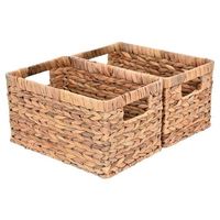 Boîte à pain en aluminium, étagère à linge en bois, panier Banaton, gain de place, rond, rose, pour la chambre d'enfant, sac en toile avec poignées