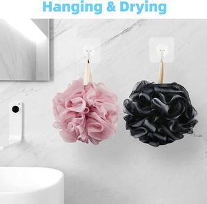 Hot Sale Fashion PE Bath Shower <b>Ball</b> Sponge Multicolor Exfoliating Body Scrubber for Women and Men - Product Image 4