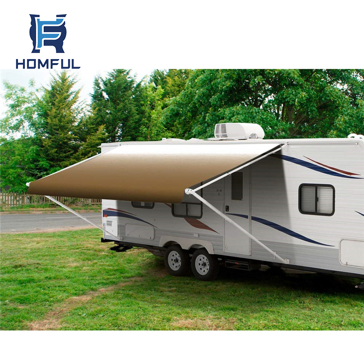 HOMFUL vinyle RV auvent tissu remplacement étanche RV caravane auvent
