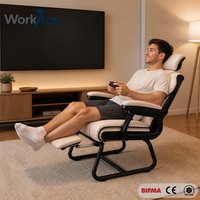Chaise de Gaming Ergonomique pour Esports et Bureau, avec Système de Levage à Gaz 1 Étape, Siège Confortable et Stable, Idéale pour le Travail et la Vente en Gros