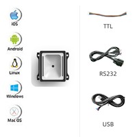 Escáner de Códigos QR COOLCODE QT970, Módulo de Escaneo USB, Lector de Códigos de Barras 1D y 2D, en Stock, 2 Años de Garantía