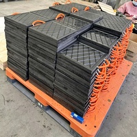 Plaque de protection en UHMWPE recyclé pour grue et camion 500*500*60mm – Tailles et formes personnalisables disponibles