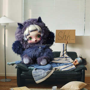 Nuovi prodotti cinesi Popmart SKULLPANDA mi hai trovato serie portachiavi peluche giocattoli statuette Decorative giocattoli per regali di natale - Product Image 5