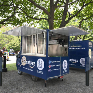 Camion de restauration électrique, chariot alimentaire économique, kiosque <span class=keywords><strong>pour</strong></span> petites entreprises, service de restauration rapide, construction légère, assemblage rapide - Product Image 3