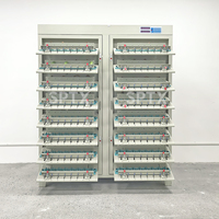 Testeur de capacité de batterie au lithium 256 canaux 10A 20A, machine de tri de cellules de batterie cylindriques personnalisée pour 18650-32140