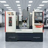 Centre d'usinage vertical CNC VMC420 à grande vitesse, 12 outils, 8000 tr/min, machines de fraisage pour l'usinage des métaux, 220v