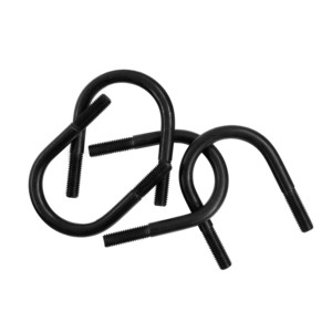 Pernos en U de Óxido Negro de Alta Resistencia, Personalizables de <span class=keywords><strong>M6</strong></span> a M30. Directo de Fábrica, Liso y sin Rebabas. - Product Image 4
