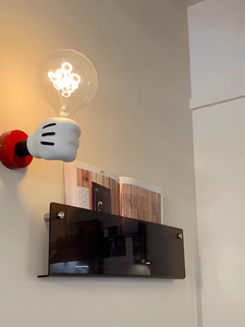 Moderna Lampada Notturna Portatile in Alluminio a Forma <span class=keywords><strong>di</strong></span> <span class=keywords><strong>Topolino</strong></span>, Minimalista e Creativa per Camera da Letto dei Bambini - Product Image 2