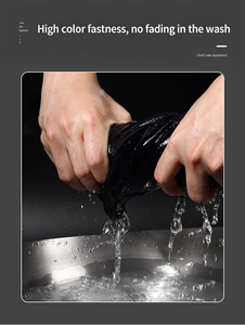 Veste d'uniforme de chef professionnelle blanche à manches longues avec fermeture asymétrique à boutons, vêtements de travail pour hôtel, restaurant, boulangerie, cuisine - Product Image 4