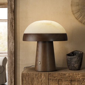 Creative <b>Table</b> Lamp Solid Wood E27 LED Push Button Switch For Living Room Study Bedroom <b>Bedside</b> - Product Image 1