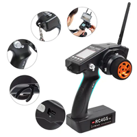 RadioLink RC4GS V3 2.4G 5CH Émetteur pistolet pour voiture/bateau RC, portée de contrôle de 4 km, gyroscope intégré avec écran