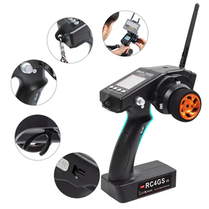 <span class=keywords><strong>RadioLink</strong></span> <span class=keywords><strong>RC4GS</strong></span> <span class=keywords><strong>V3</strong></span> 2.4G 5CH Émetteur pistolet pour voiture/bateau RC, portée de contrôle de 4 km, gyroscope intégré avec écran - Product Image 3