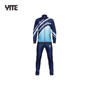 Custom Logo Zipper Mens Pants Blue <strong>White</strong> <strong>Jacket</strong> Suit Long Sleeve Tracksuits - Product Image 2