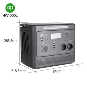 เครื่องกำเนิดไฟฟ้าพกพาสำหรับใช้งานกลางแจ้ง กำลังไฟสูง 1000W 2000W 1008Wh  แบตเตอรี่สำรองฉุกเฉิน พลังงานแสงอาทิตย์ รุ่น DP-HW100 - Product Image 1