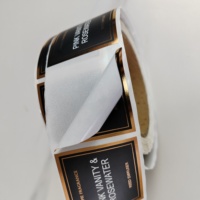 Etiquetas Autoadhesivas Personalizadas con Estampado en Caliente de Lámina Dorada y Plateada, Etiquetas de Vinilo Resistentes al Agua con Relieve para Cosméticos, Botellas de Vino y Frascos