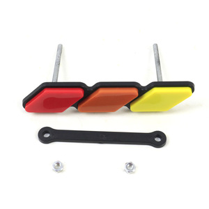 Autodragons – Étiquettes de voiture 3 couleurs pour calandre avant Tacoma 4Runner Tundra, avec éclairage LED dégradé rouge, bleu, noir, or, vert - Product Image 4