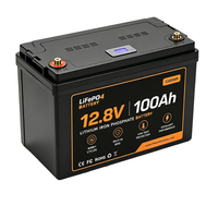 JIUYUNENG 12.8V 100Ah LiFePO4 Deep Cycle Batterij Bluetooth BMS 6000 Cycli Graad A 1280Wh Huiszonne-energie RV