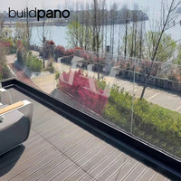 Promotion : Profilé en U en aluminium pour garde-corps en verre, design moderne, pour balcon, terrasse, escalier et villa – Résistant à l'eau, couleur personnalisable