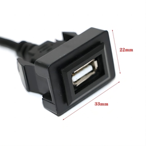 Cable adaptador de puerto <span class=keywords><strong>USB</strong></span> Cable adaptador de cargador de cable para Toyota Corolla AUX - Product Image 1