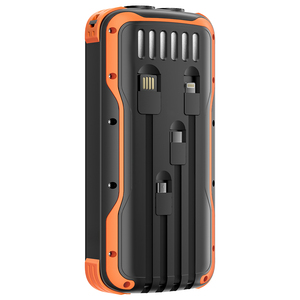 แบตสำรองพกพา Blackview TERRA 20 รองรับการชาร์จเร็ว ทนทาน สายชาร์จในตัว กันน้ำ IP54 สำหรับกิจกรรมกลางแจ้ง ความจุ 20000mAh พร้อมไฟฉายสำหรับเดินทาง - Product Image 6