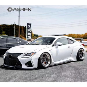 <span class=keywords><strong>Rocket</strong></span> <span class=keywords><strong>Bunny</strong></span> cuerpo ancho para 14-18 Lexus RCF Actualización de cuerpo ancho guardabarros faldones laterales labio delantero difusor trasero Kit de carrocería - Product Image 3