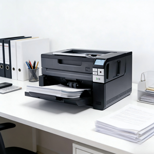 Scanner CCD haute vitesse A4 Kodak I2900 600x600 dpi, garantie 1 an, lit plat intégré + ADF, numérisation automatique recto verso continue, 60 numérisations - Product Image 1