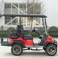 Voiture de golf électrique DC-H-F2+2, modèle de chasse surélevé, 4 places, buggy de golf personnalisé, prix usine