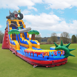 Fabricante de Toboganes Inflables de Alta Calidad en Venta, Tobogán Acuático Inflable, Piscina, Material de PVC, Comercial - Product Image 2
